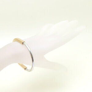 TIFFANY Lock Bangle Rose Pink Gold White